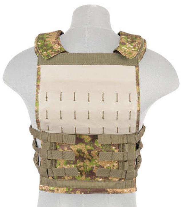 Lancer Tactical 600D Polyester Tactical Vest, PC Green