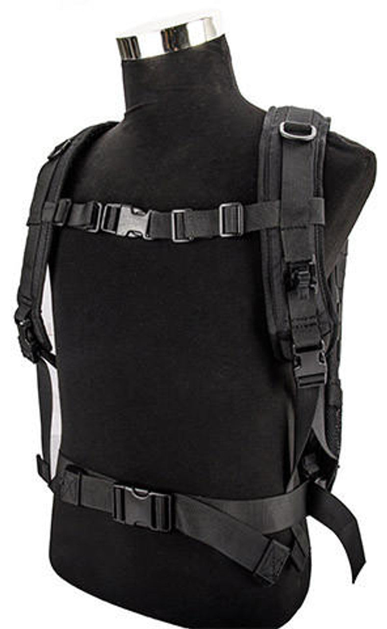 Lancer Tactical Assault Backpack, Black