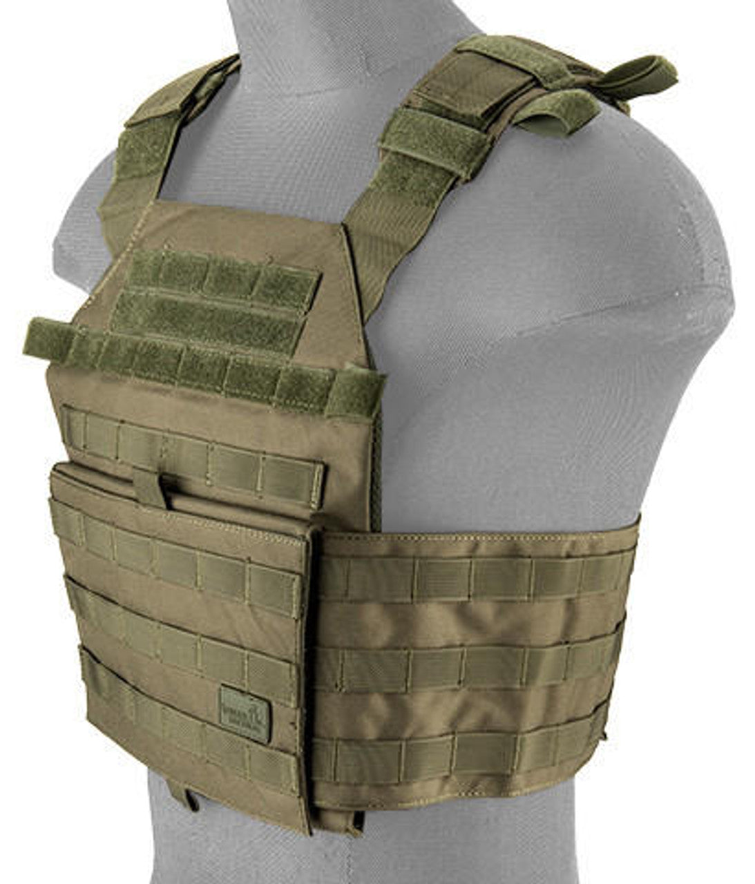 Lancer Tactical Assault Recon Plate Carrier, OD Green