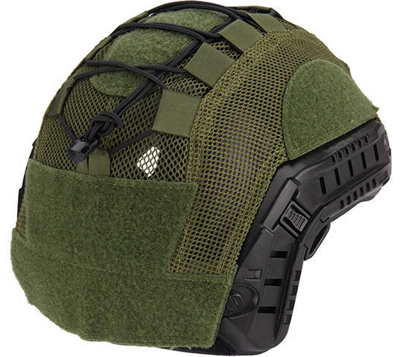 Lancer Tactical BUMP Helmet Cover in Medium, OD Green