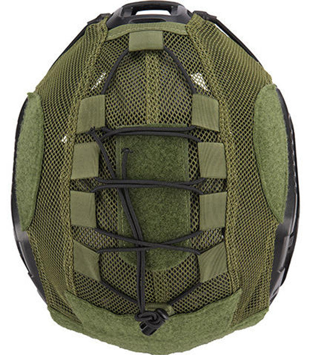 Lancer Tactical BUMP Helmet Cover in Medium, OD Green