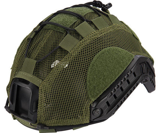 Lancer Tactical BUMP Helmet Cover in Medium, OD Green