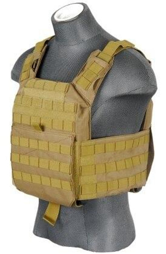 Lancer Tactical CA-313T Speed Attack Plate Carrier, Coyote Brown