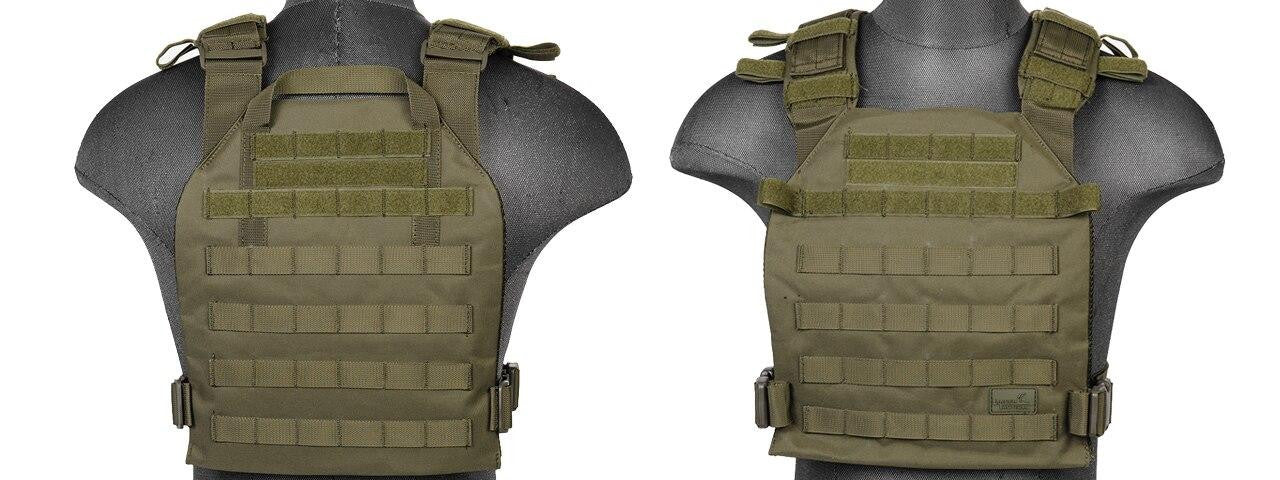 Lancer Tactical CA-883 Lightweight Plate Carrier, OD Green