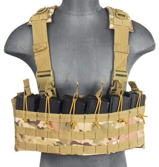 Lancer Tactical DZN Mag Harness w/ Rear Hydration Compartment, Camo