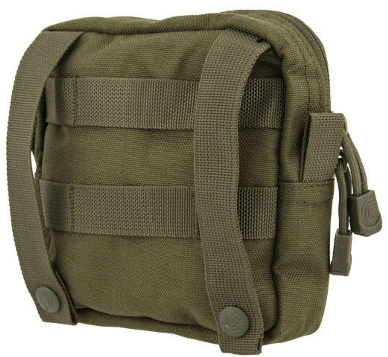 Lancer Tactical Enclosed M4 EMT Utility Pouch, OD Green