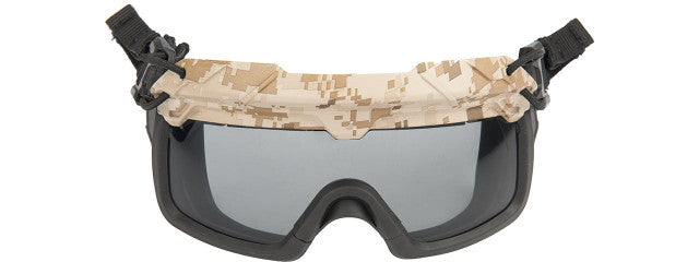 Lancer Tactical Helmet Safety Goggles w/ Smoke Lens