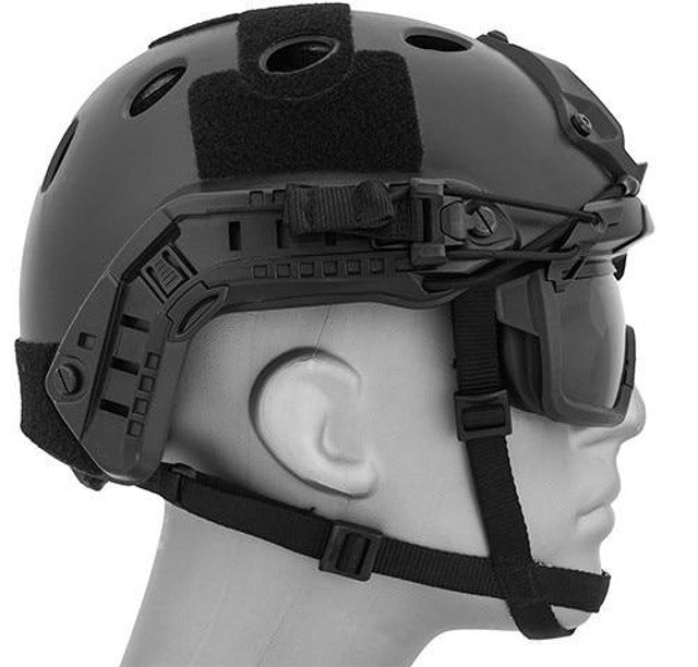 Lancer Tactical Helmet Safety Goggles w/ Smoke Lens