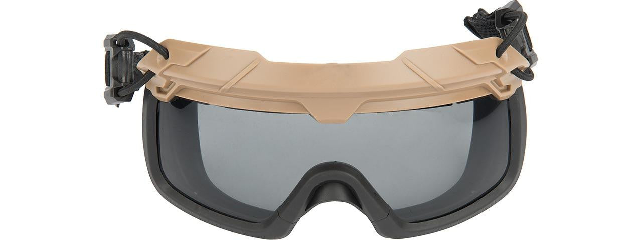 Lancer Tactical Helmet Safety Goggles w/ Smoke Lens