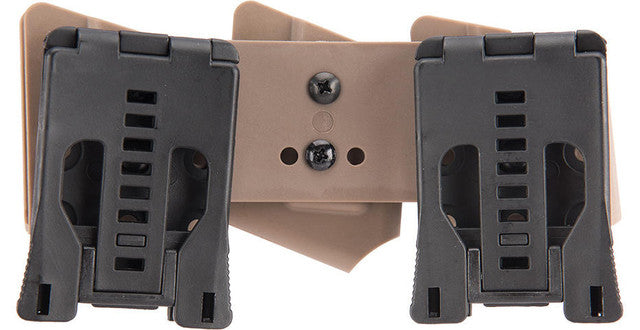 Lancer Tactical IPSC Open Class Competition Triple Magazine Pouch, Tan