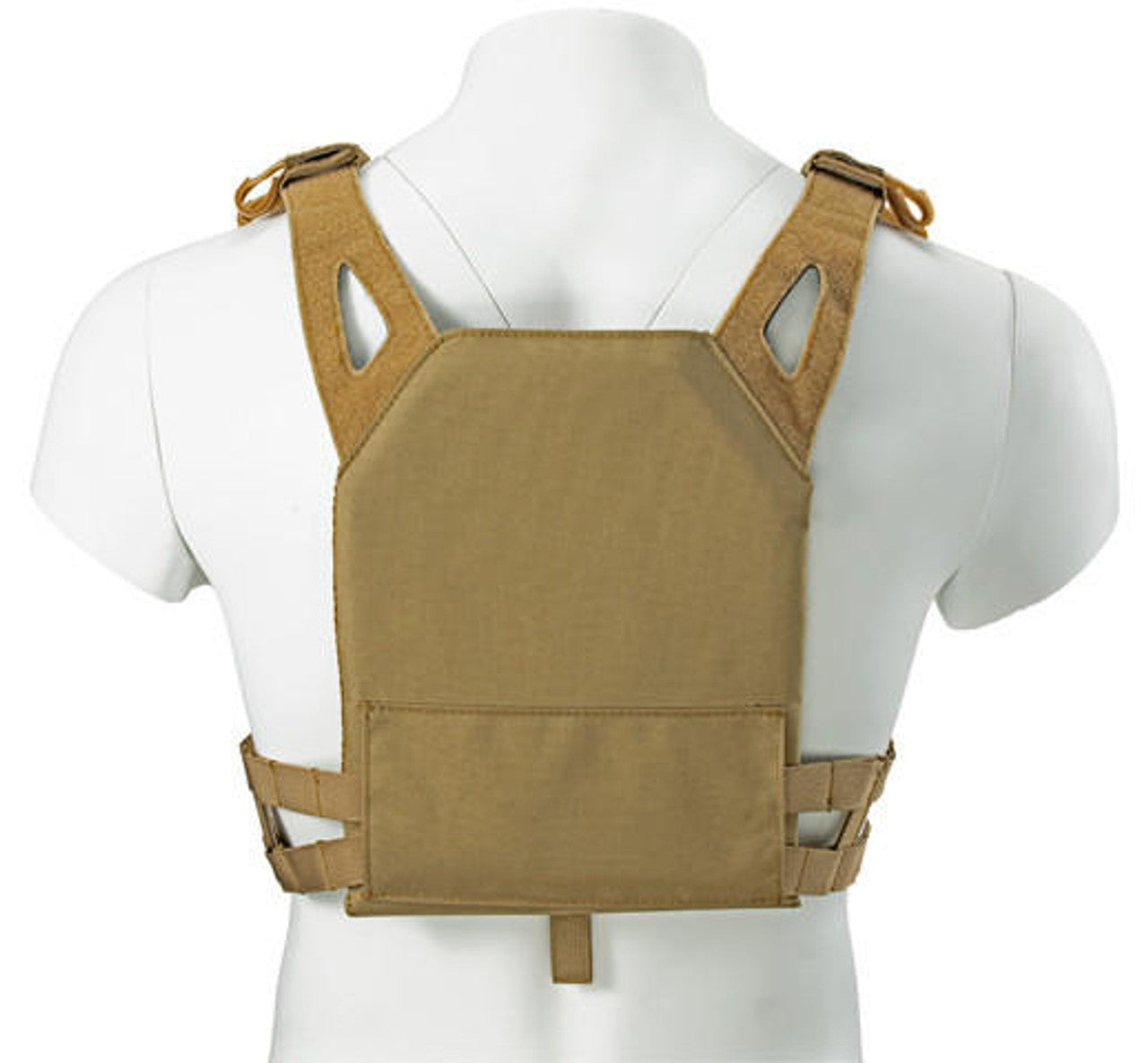 Lancer Tactical Kid's Tactical Vest w/ EVA Plates, Tan