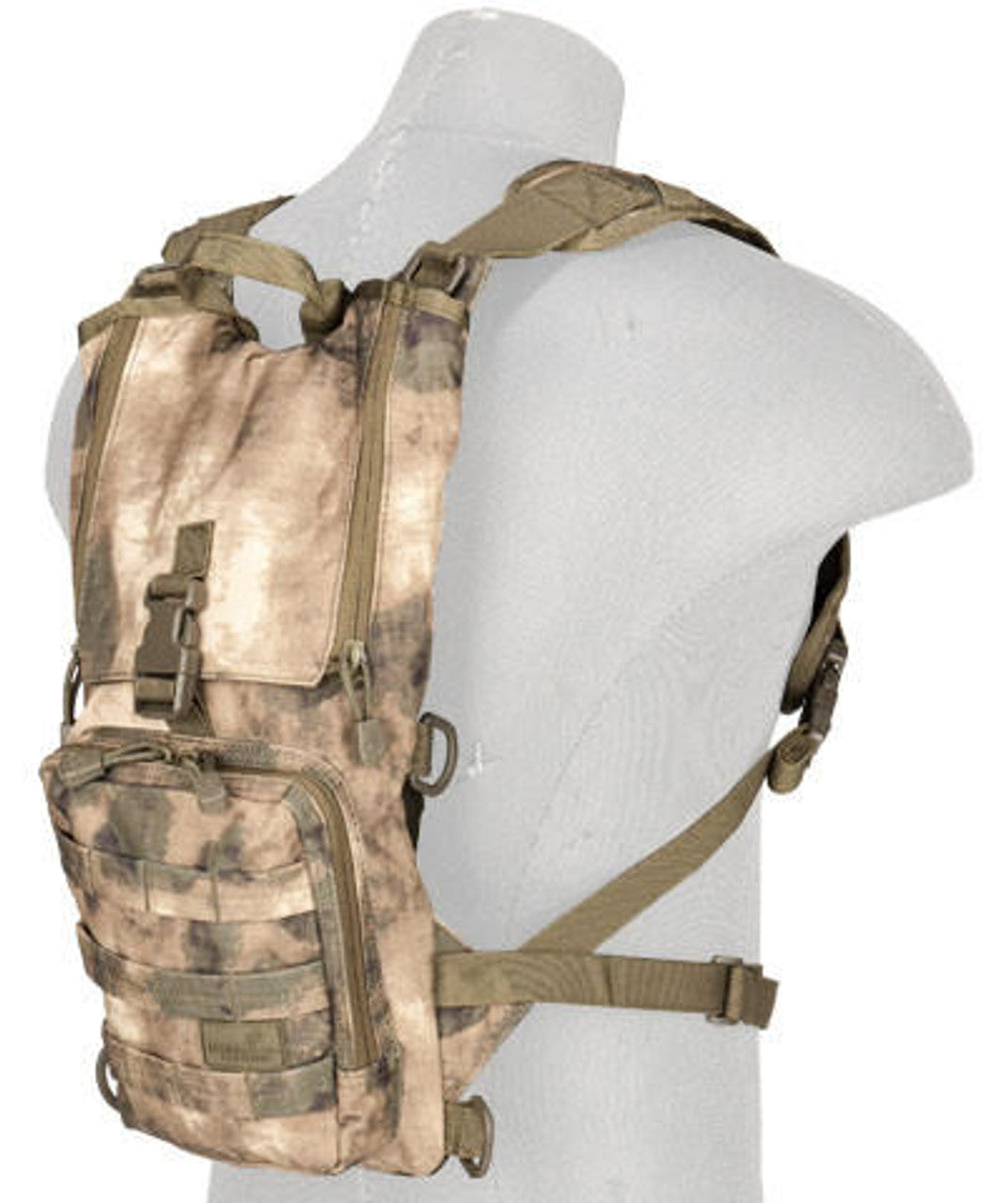 Lancer Tactical Lightweight Airsoft Hydration Pack, AT-FG