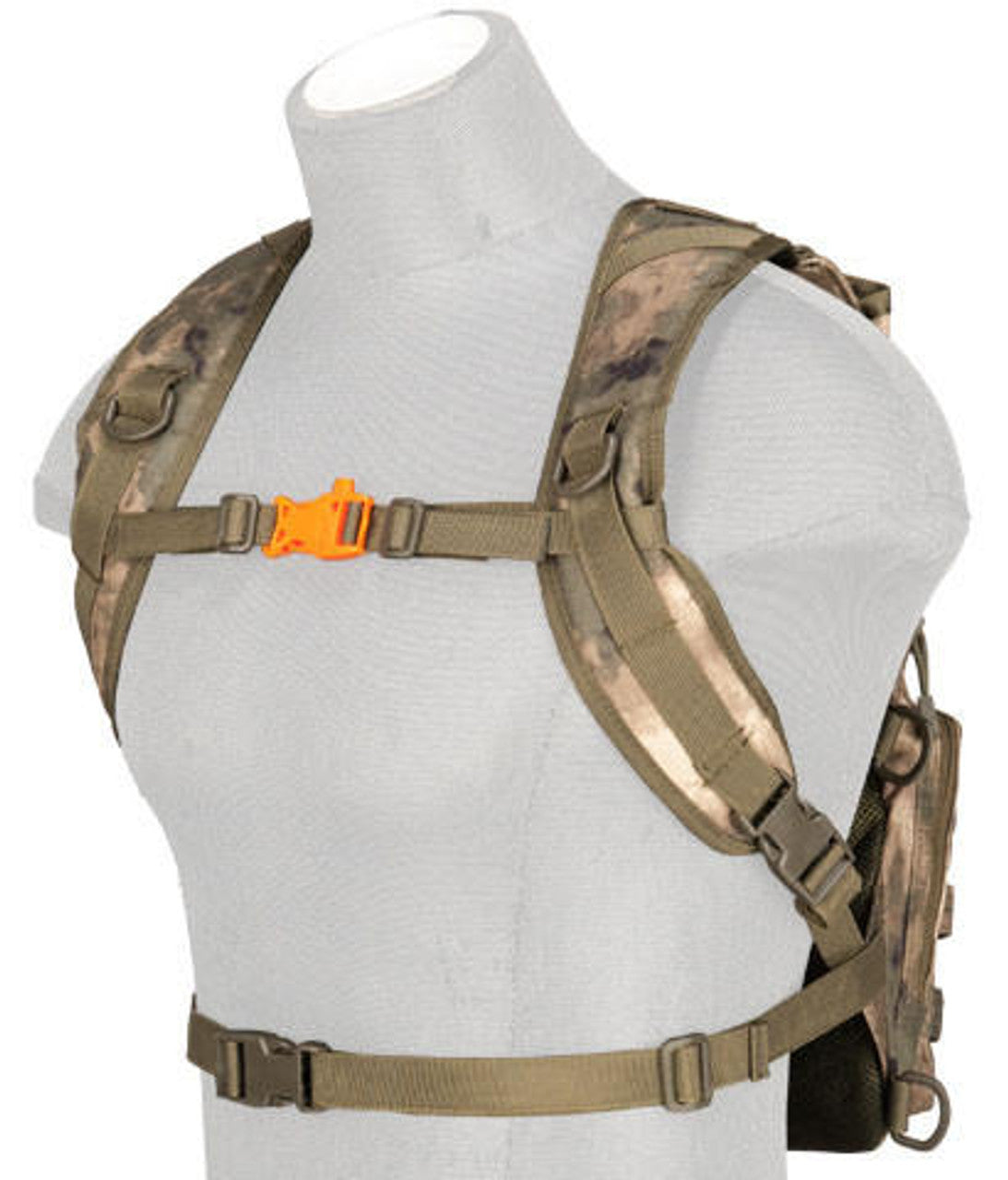 Lancer Tactical Lightweight Airsoft Hydration Pack, AT-FG