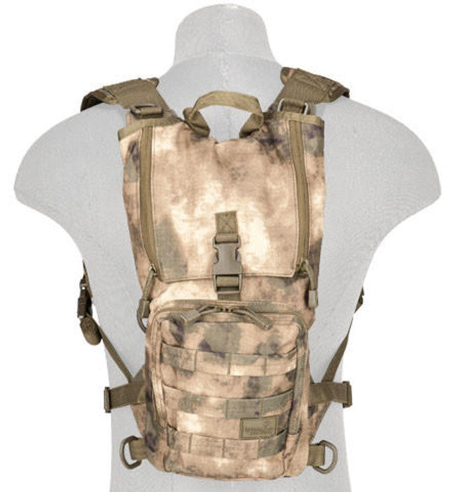 Lancer Tactical Lightweight Airsoft Hydration Pack, AT-FG