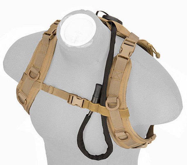 Lancer Tactical Lightweight Hydration Airsoft Pack, Tan