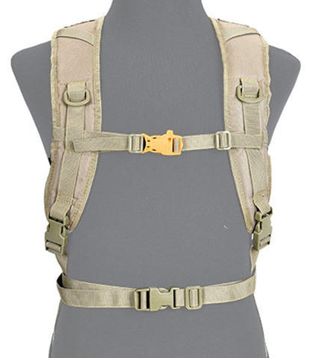 Lancer Tactical Lightweight Hydration Backpack, Coyote Brown