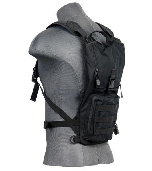 Lancer Tactical Lightweight Hydration Pack, Black