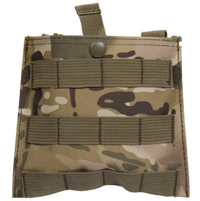 Lancer Tactical Molle Platform Fold-Away Netting Dump Pouch, Camo