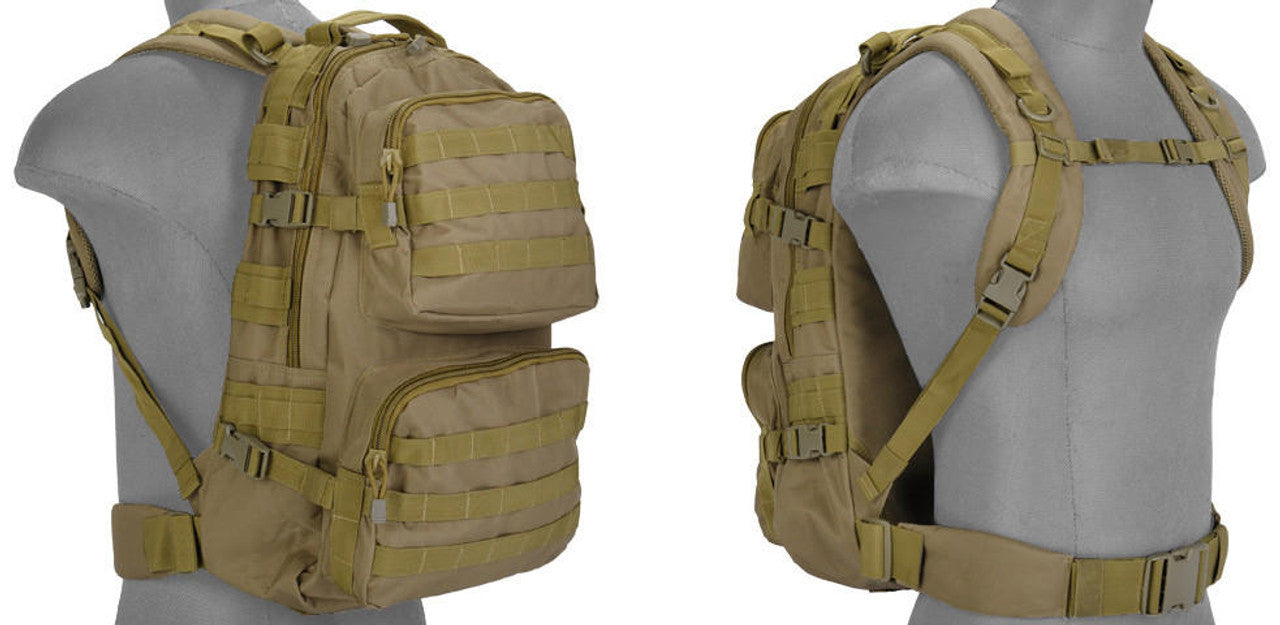 Lancer Tactical Multi-Purpose Backpack, Dark Earth