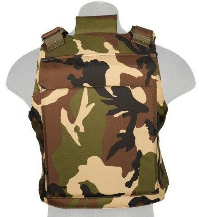 Lancer Tactical Nylon Body Armor Vest, Woodland