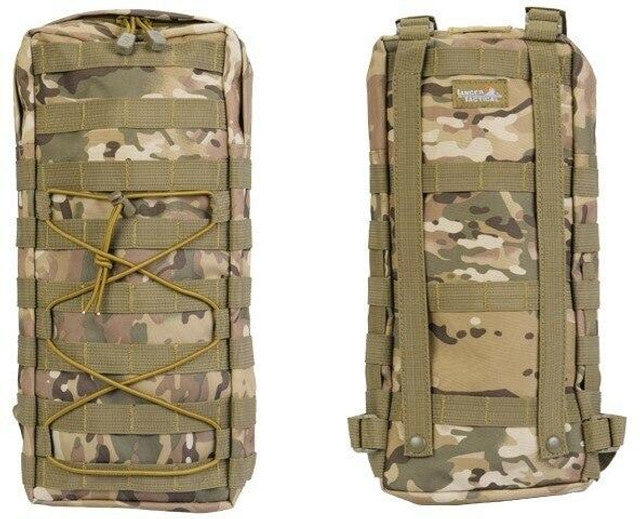 Lancer Tactical Nylon MOLLE Attachable Hydration Backpack, Camo