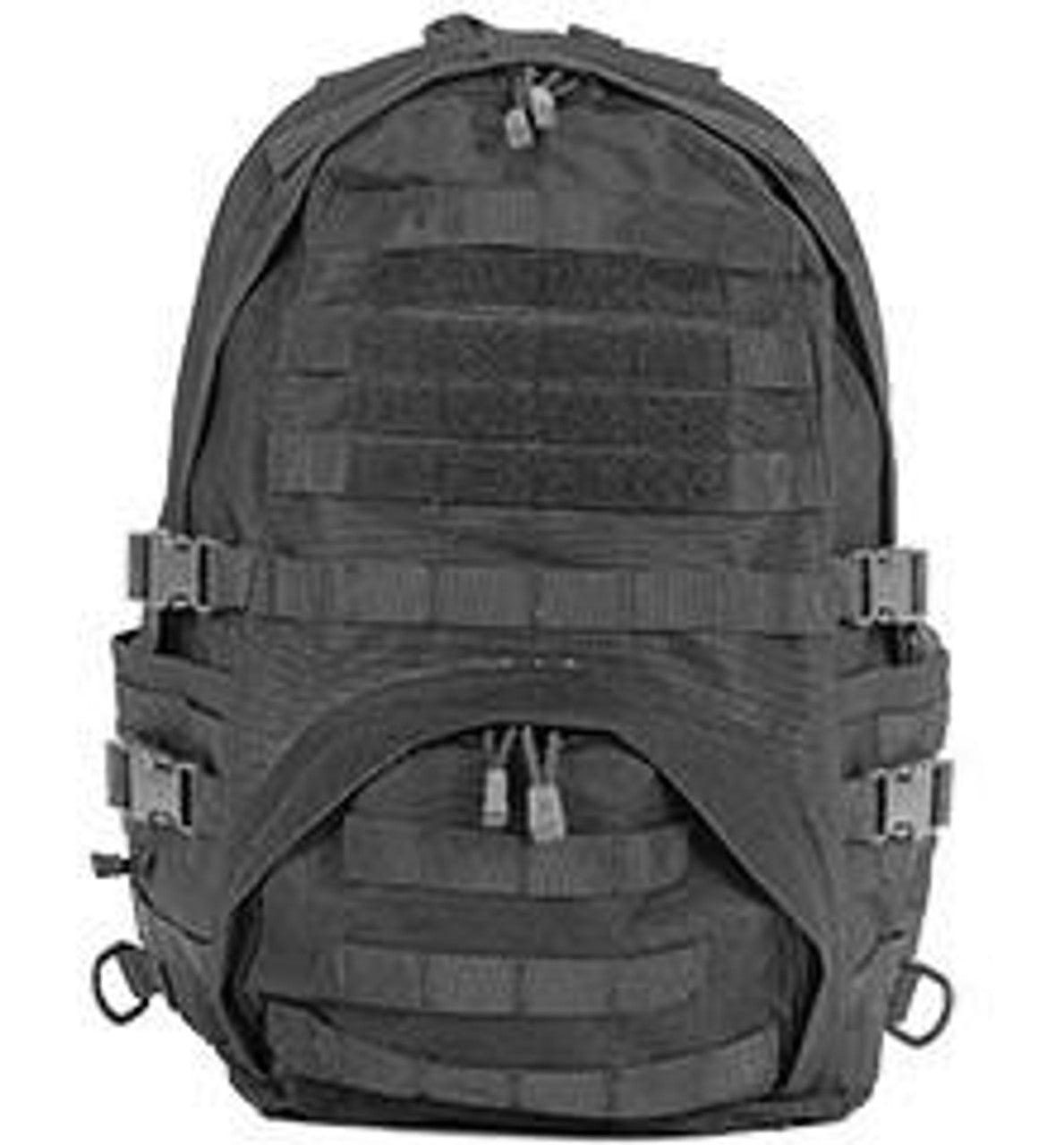 Lancer Tactical Nylon Patrol Backpack, Black