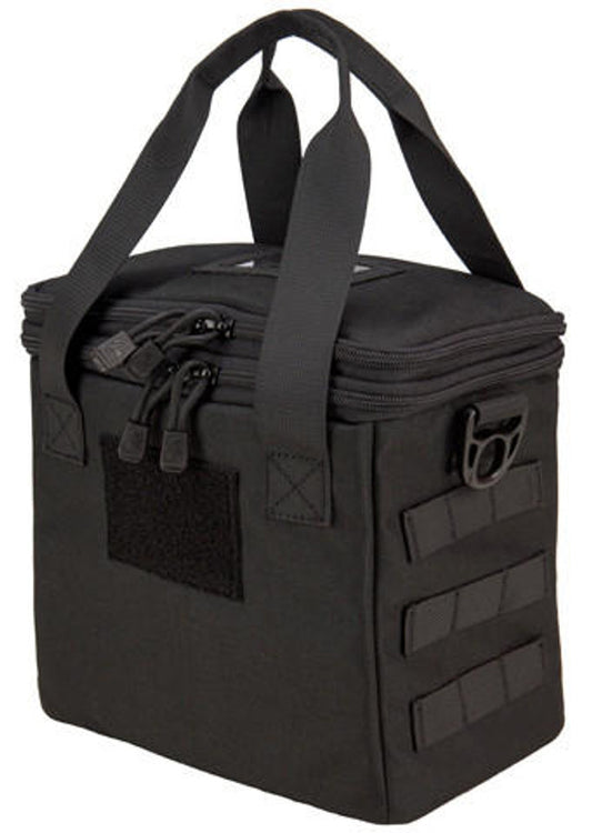 Lancer Tactical Nylon Pistol Range Bag, Black