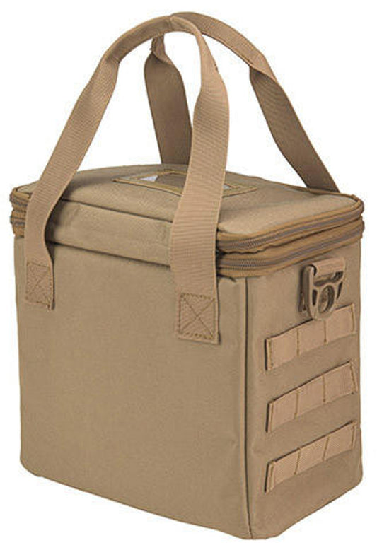 Lancer Tactical Nylon Pistol Range Bag, Tan