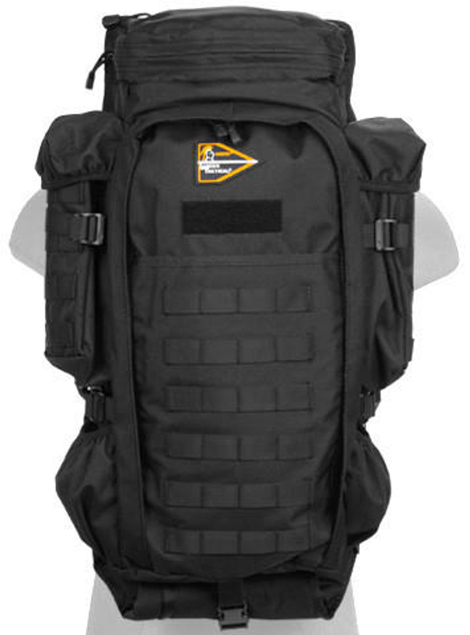 Lancer Tactical Nylon Rifle Backpack, Black