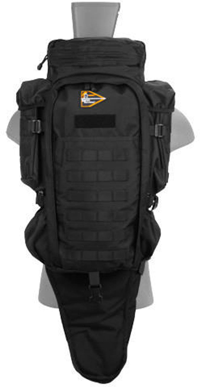 Lancer Tactical Nylon Rifle Backpack, Black