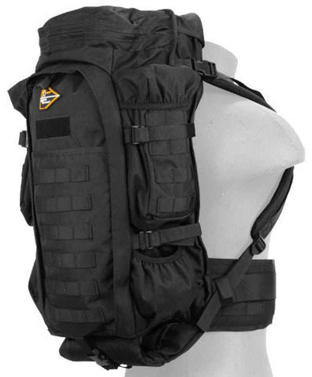 Lancer Tactical Nylon Rifle Backpack, Black