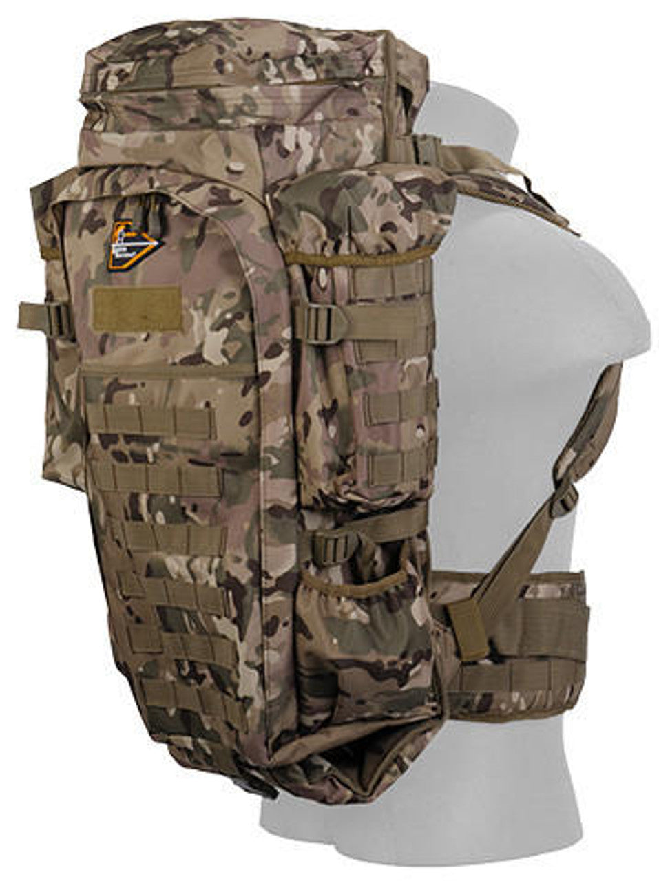 Lancer Tactical Nylon Rifle Backpack, Camo