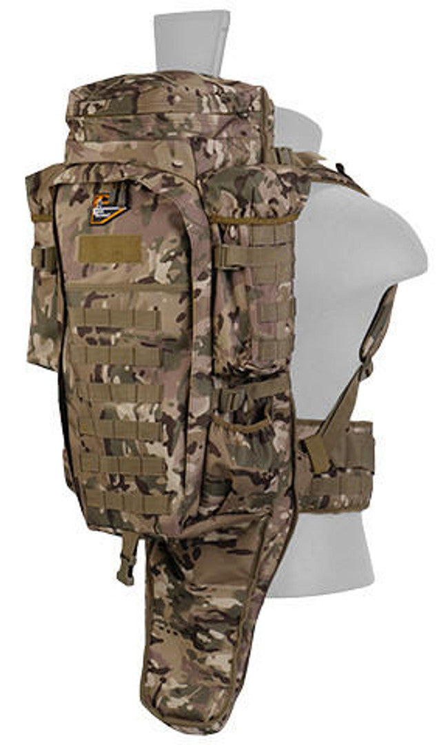 Lancer Tactical Nylon Rifle Backpack, Camo