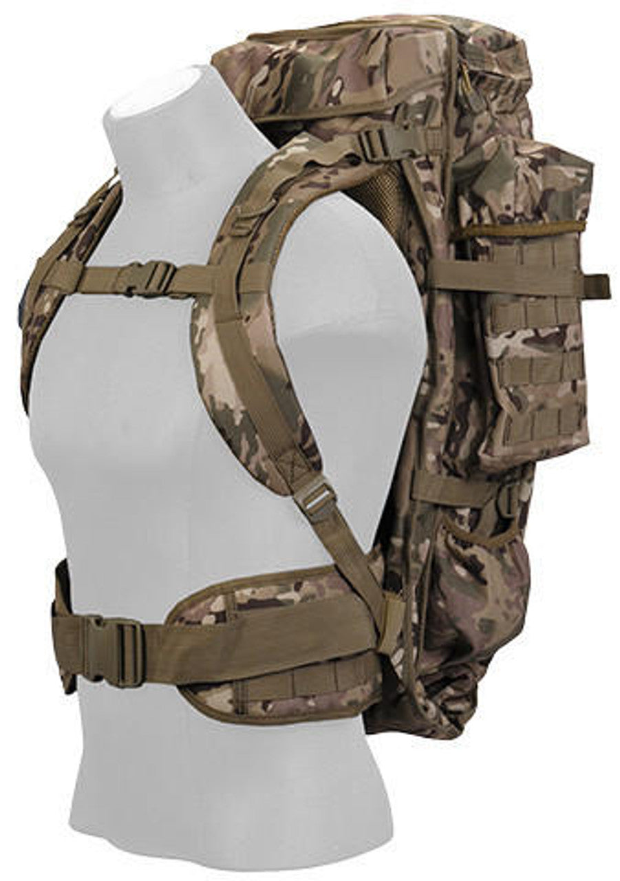 Lancer Tactical Nylon Rifle Backpack, Camo