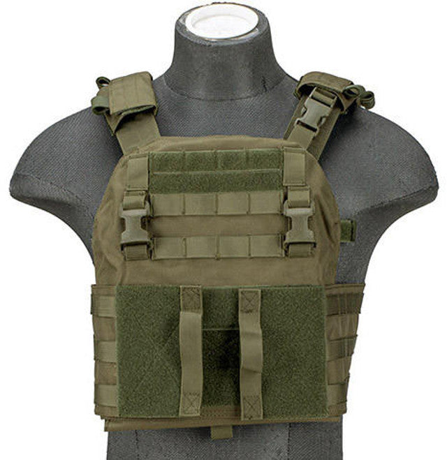 Lancer Tactical Quick Depart Plate Carrier, OD Green