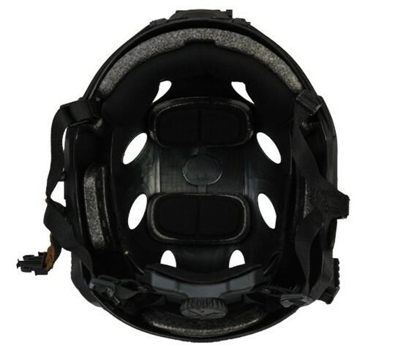 Lancer Tactical SpecOps Military Style Helmet, PJ Type with Rails and Velcro, Black
