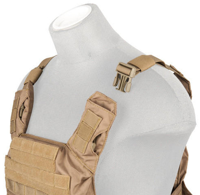 Lancer Tactical Speed Attack Tactical Vest, Coyote Brown