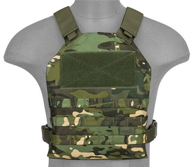 Lancer Tactical Standard Issue 1000D Nylon Tactical Vest, Tropic Camo