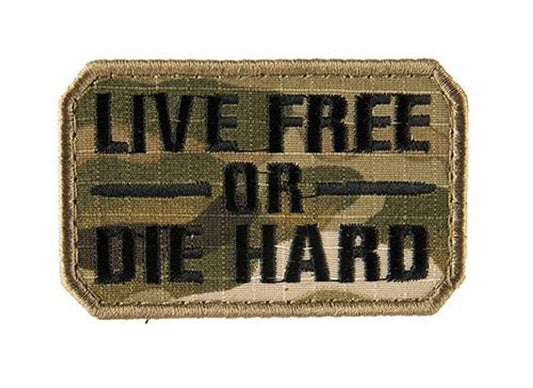 Live Free or Die Hard Embroidered Morale Patch