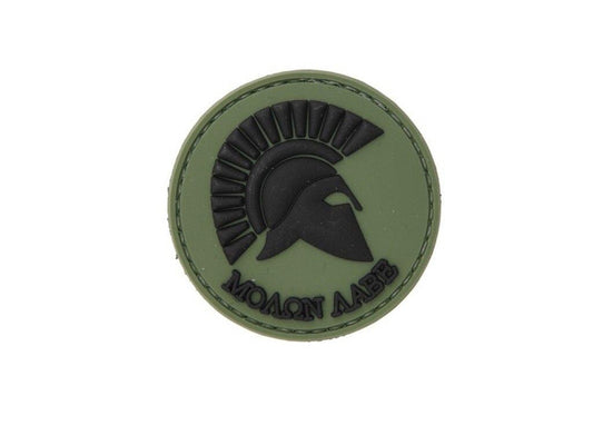 Molon Labe Spartan OD Green PVC Velcro Patch