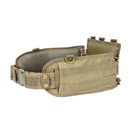 NC STAR VISM MOLLE Padded Battle Belt, Tan