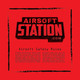 Official Airsoft Station Dead Rag, Red