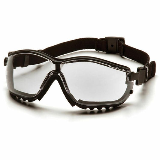 Pyramex V2G Airsoft Goggles, Clear Lens, Elastic Strap