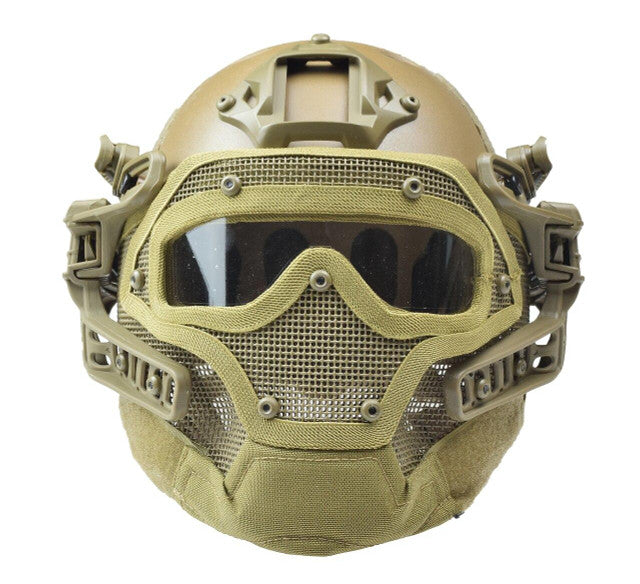 RTQ G4 System PJ Helmet & Full Mask, FDE/Tan
