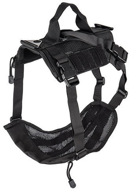 UK Arms Mesh Adjustable Tactical Dog Vest, Black