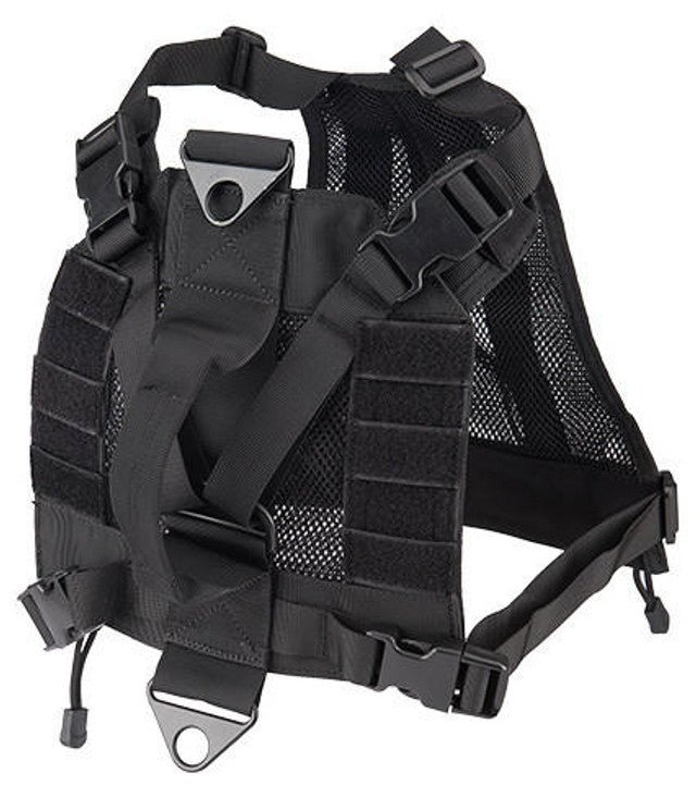 UK Arms Mesh Adjustable Tactical Dog Vest, Black