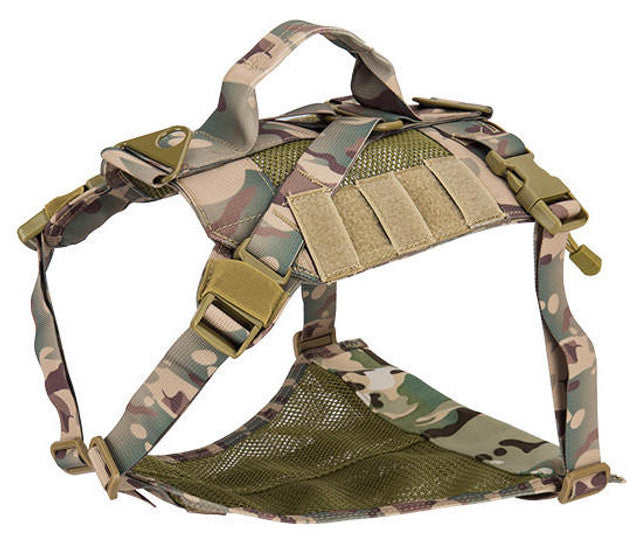 UK Arms Mesh Adjustable Tactical Dog Vest, Camo