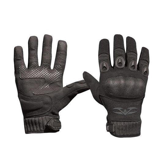 Valken Zulu Tactical Hard Knuckled Gloves, Black