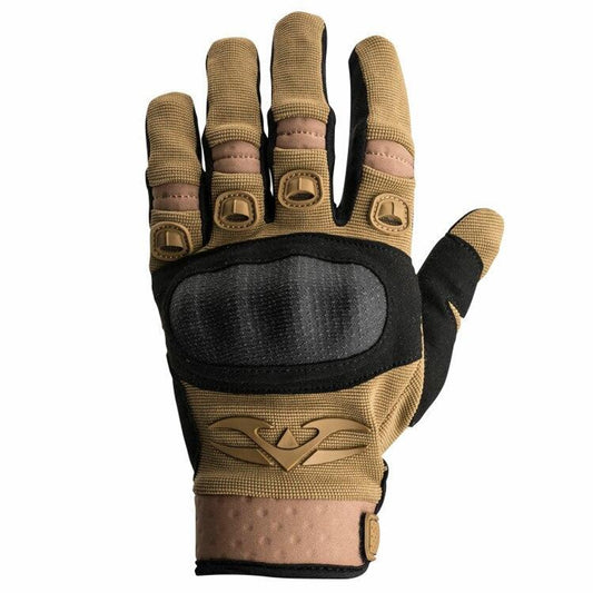 Valken Zulu Tactical Hard Knuckled Gloves, Tan