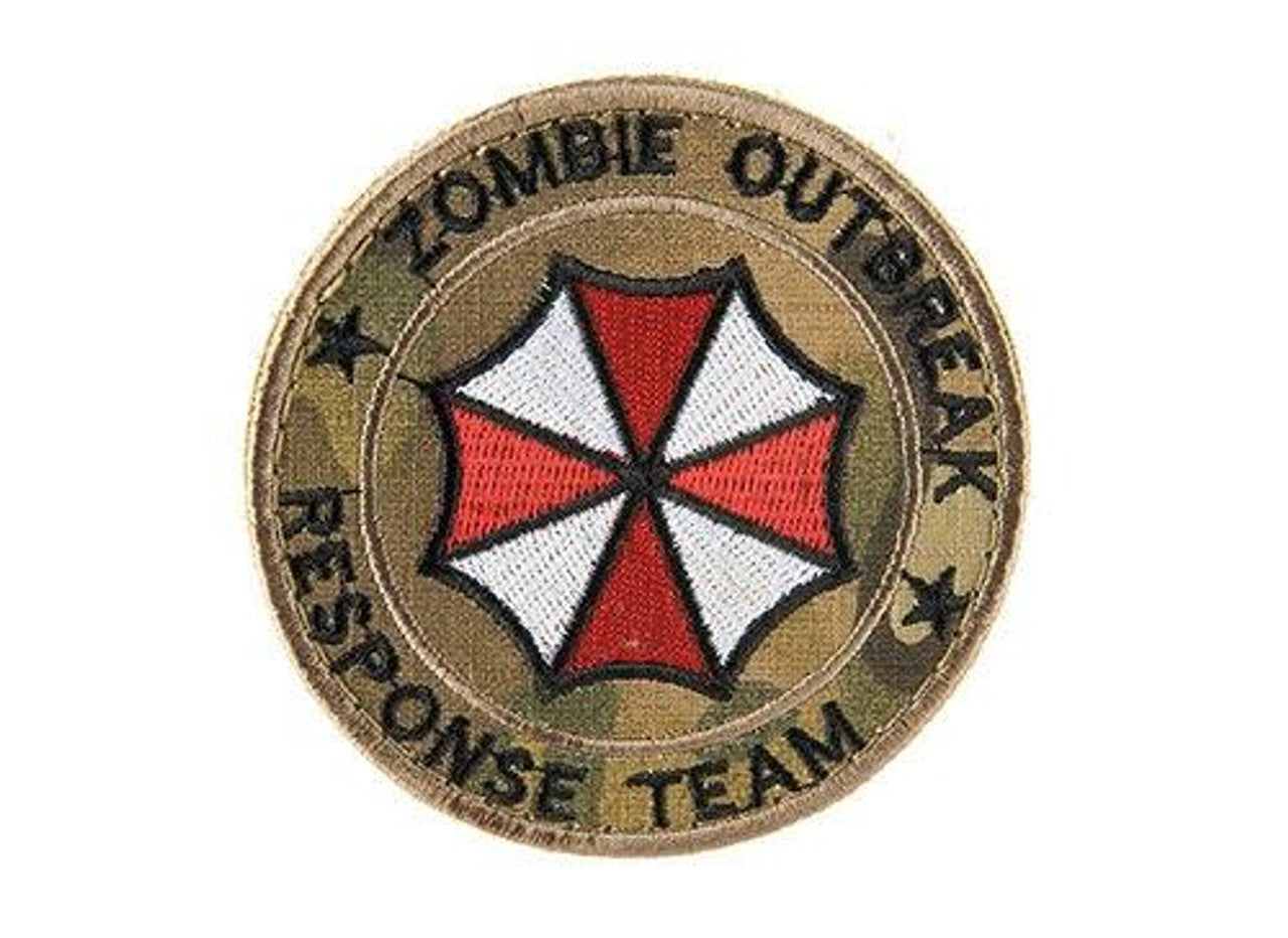 Zombie Response Team Embroided Morale Patch, Camo Tropic